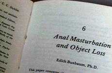 Anal Masturbation and Object Loss