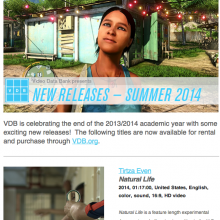 Video Data Bank New Releases: Summer 2014